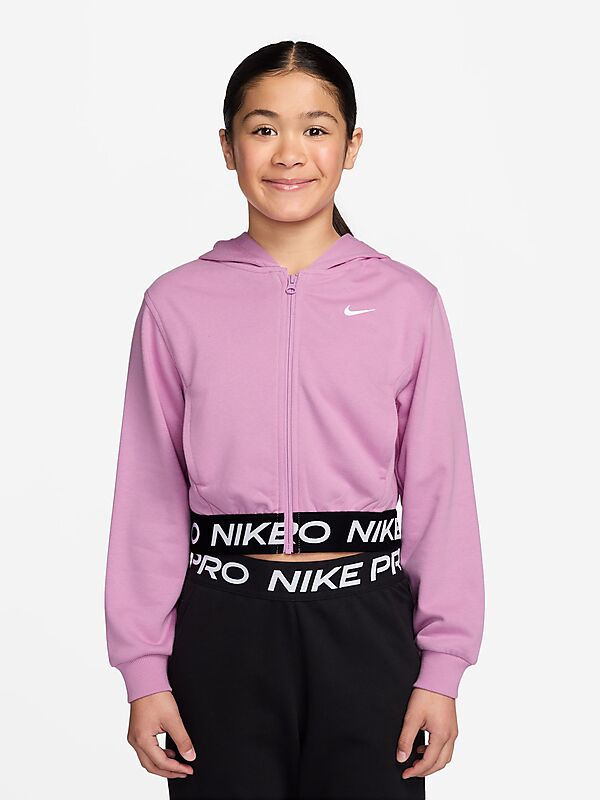 NIKE Older Kids' (girls') Dri-fit Full-zip Hoodie Pro Fleece på