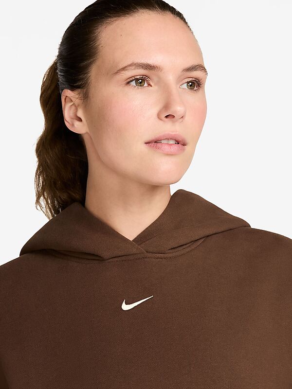 NIKE W STUDIO FLEECE OVERSIZE PO HOODIE på