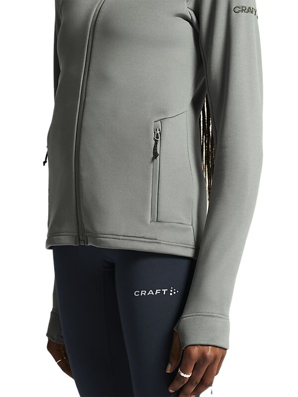 CRAFT Adv Explore Power Fleece Hood Jkt W på