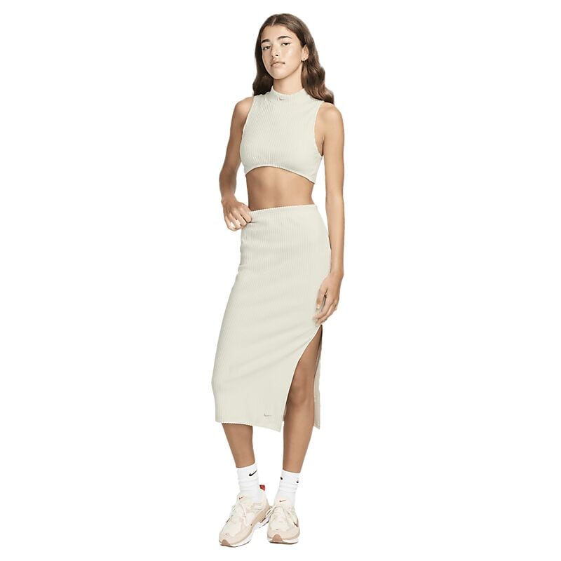 NIKE W Chl Knt Rib Md Skirt på