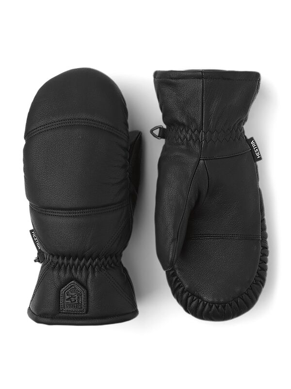 HESTRA W Leather Box Mitt på