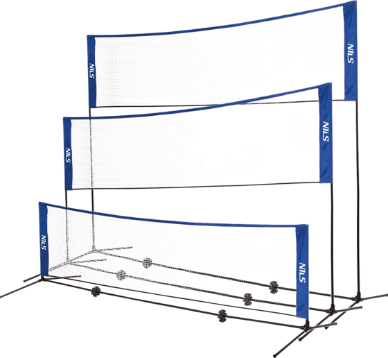 NORTHIX 3-in-1 Badminton, Tennis, Volleyball Net Set på