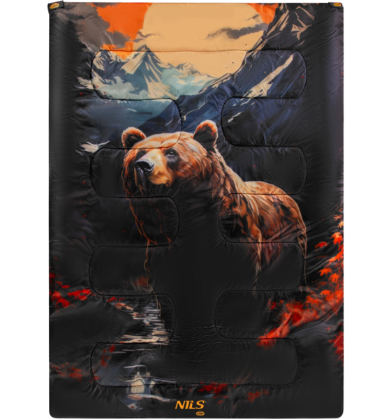 NORTHIX 3-in-1 Double Sleeping Bag, Bear Design på