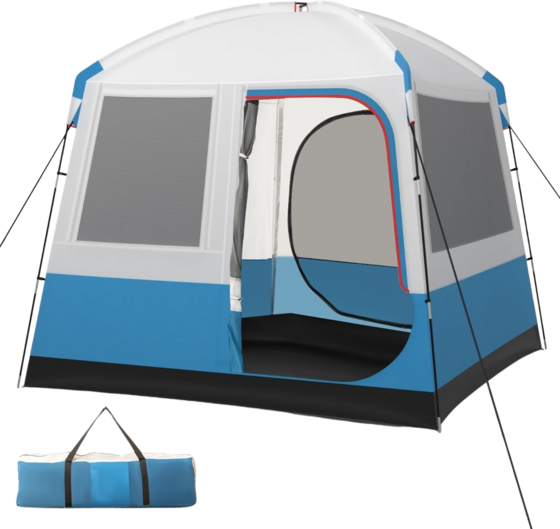 NORTHIX 5-person Waterproof Camping Tent With Mesh Doors Windows på