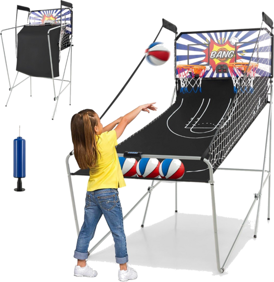 NORTHIX 8-in-1 Foldable Electronic Basketball Arcade Game på