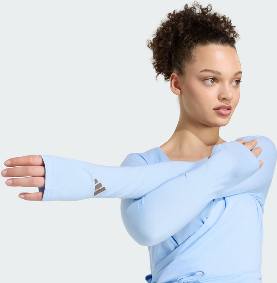 ADIDAS Adidas 3-stripes Studio Mjuk Ballet Omlottöverdel på