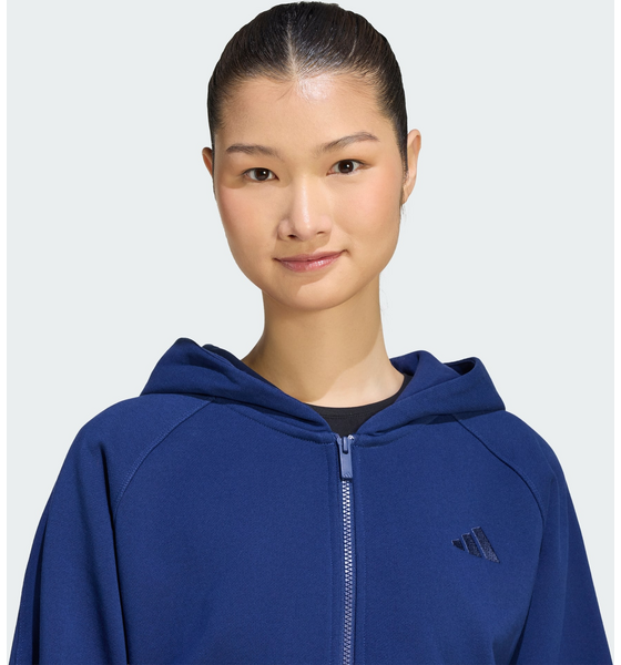 ADIDAS Adidas Adidas Kit Small Logo Full Zip Huvtröja på