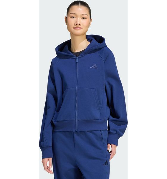 ADIDAS Adidas Adidas Kit Small Logo Full Zip Huvtröja på