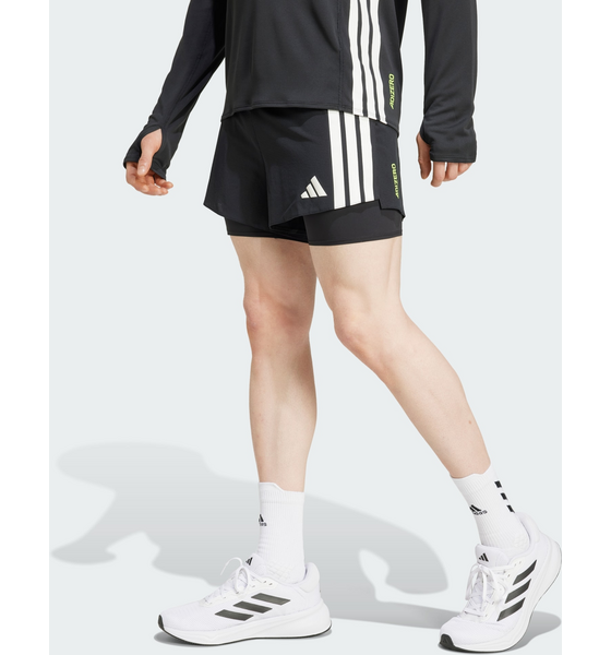 ADIDAS Adidas Adizero Running 2-in-1 Gel Pocket Shorts på