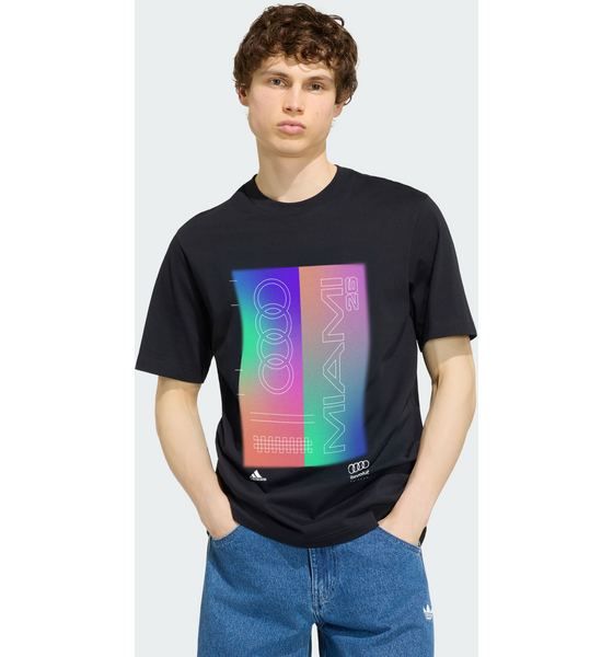 ADIDAS Adidas Audi Revolut F1 Team Teamgeist Grafisk T-shirt på