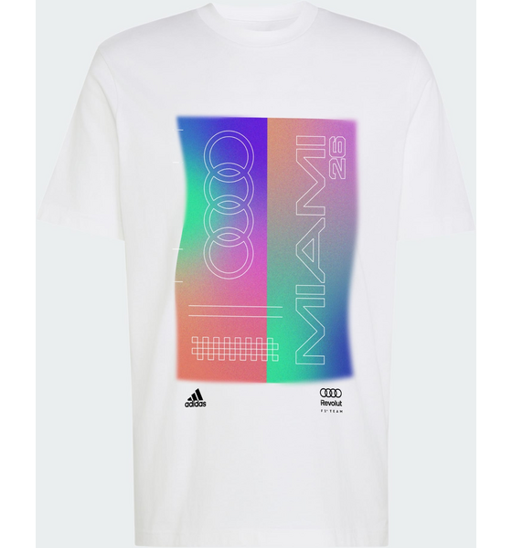 ADIDAS Adidas Audi Revolut F1 Team Teamgeist Grafisk T-shirt på