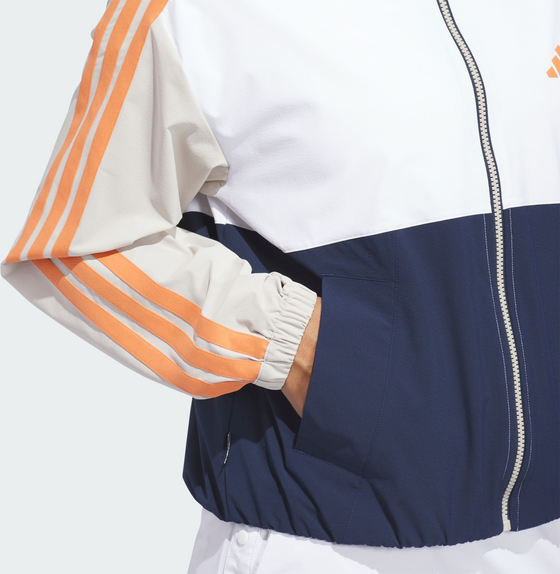 ADIDAS Adidas Beyond The Course Colorblock Twistweave Full-zip Jacka på