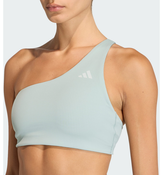 ADIDAS Adidas Optime Asymmetrisk Tränings-bh Med Ribbning För Lätt Stöd på