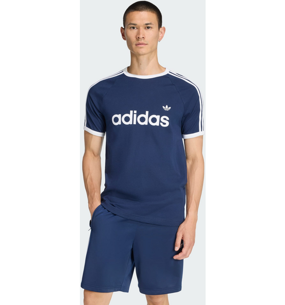 ADIDAS ORIGINALS Adidas Originals 3-stripes Slim Ringer T-shirt på