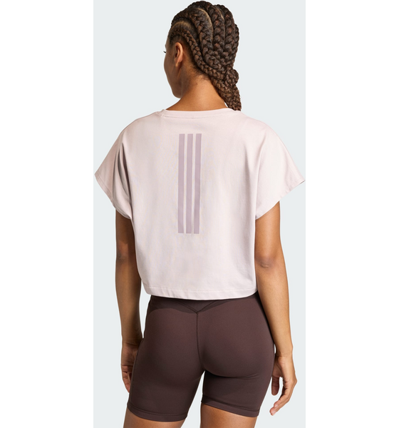 ADIDAS Adidas Primelift Workout Cropped Boxy 3-stripes Linne på