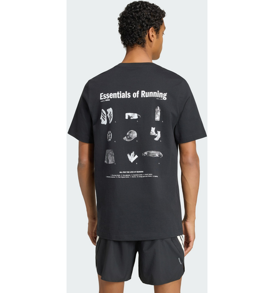 ADIDAS Adidas Run Essentials T-shirt Med Grafik på