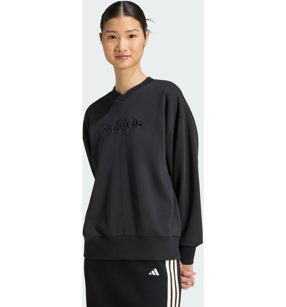 ADIDAS Adidas Seasonal Essentials Satin V-ringad Sweatshirt på