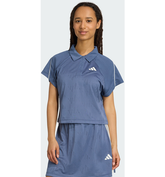 ADIDAS Adidas Stadium 3-stripes Tennis Inspired Jacquard Polo Tee på