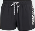 ADIDAS Adidas Stretchiga Stickade 3-tums Badbyxorna Med Logga på