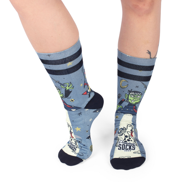 AMERICAN SOCKS Alien Snatch - Mid High på