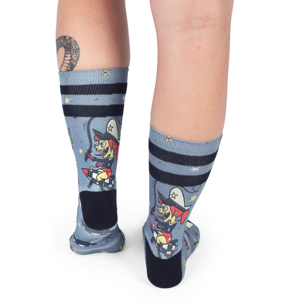 AMERICAN SOCKS Alien Snatch - Mid High på