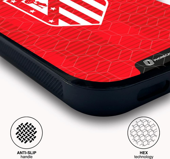 PHONECASES3D Atletico Madrid Official 3d Phone Case Crest Red på