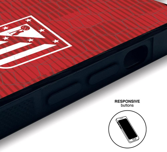 PHONECASES3D Atletico Madrid Official 3d Phone Case Crest Red på