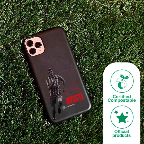 PHONECASES3D Atletico Madrid Official Compostable Phone Case Sørloth Signature Red på