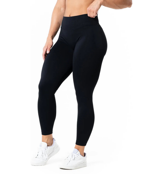 RELODE Aura Seamless Scrunch Tights - Black på
