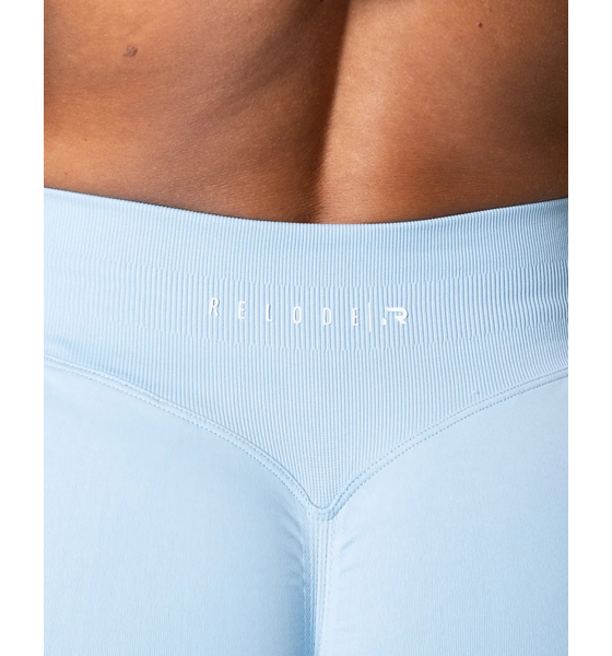 RELODE Aura Seamless Scrunch Tights - Light Blue på