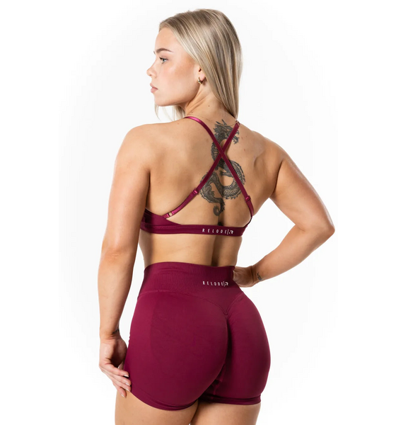 RELODE Aura Seamless Sports Bra - Cherry på