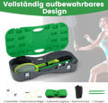 NORTHIX Badminton Net Stand Portable Shuttlecock Game With Rackets Complete Badminton Set Green på