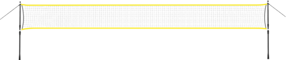 NORTHIX Badminton Net With Telescopic Posts, 600x60 Cm, Full Cover på