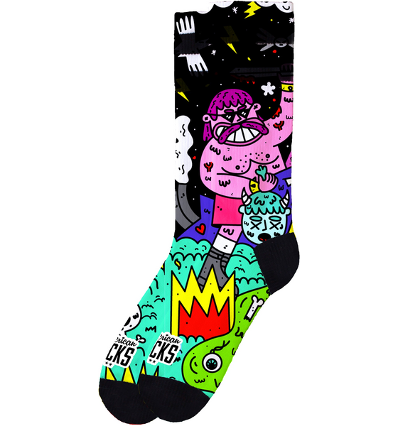 AMERICAN SOCKS Barbarian - Mid High på