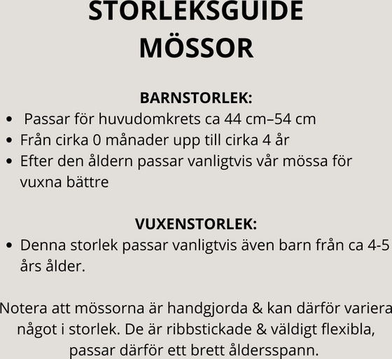 BABYMOCS Beanies - Vuxen på