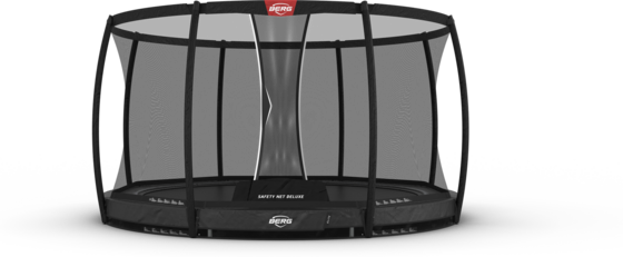 BERG Berg Elite Inground 380 Grey + Safety Net Deluxe på