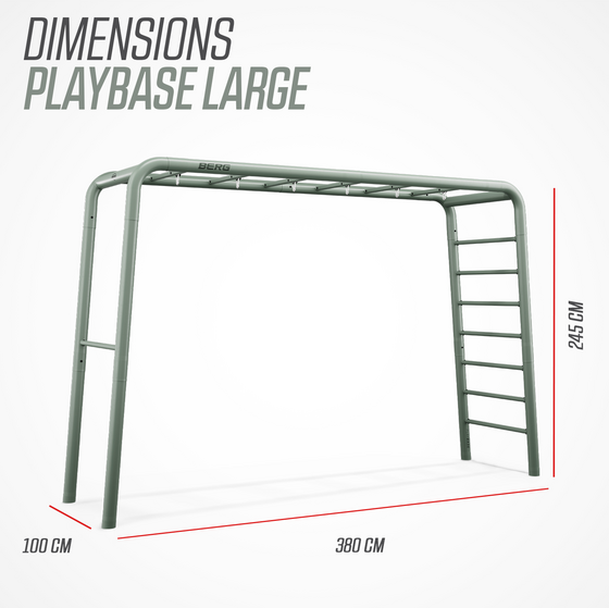 BERG Berg Playbase Large + Play Set på