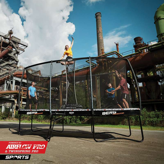 BERG Berg Sports Ultim Pro Bouncer Regular 500 + Safety Net Xl på