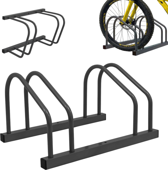 NORTHIX Bicycle Rack, Floor Or Wall Mount, Steel, 65 Mm Tires på