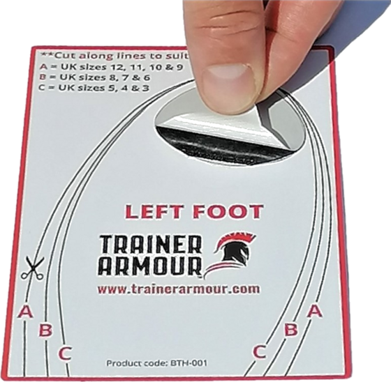 TRAINER ARMOUR Big Toe Hole Preventer på