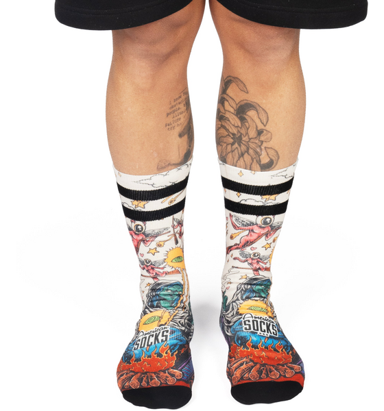 AMERICAN SOCKS Black Magic - Mid High på