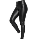 SHE DID Black Shine Tights på