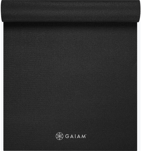 GAIAM Black Yoga Mat 4mm på