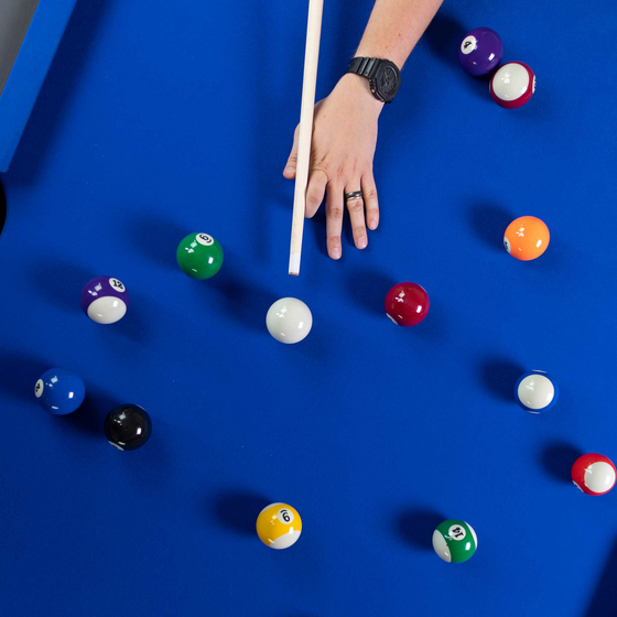 BLACKWOOD Blackwood Pool Table, 8' Official Black på
