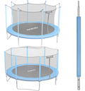 B2X Bottom Pole For Trampoline With External And Internal Net 8-15 Ft Blue Neo-sport på