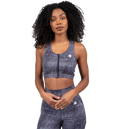 GORILLA WEAR Camilla Zip-front Sports Bra på