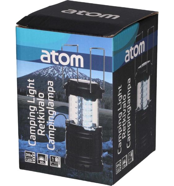 ATOM Camping Lykta 30 Led på