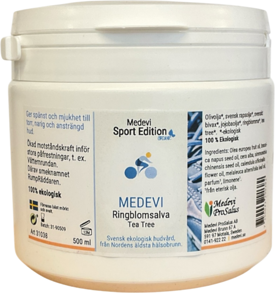 MEDEVI Chamoiscreme Ringblomsalva Tea Tree, mot skav, 500ml på