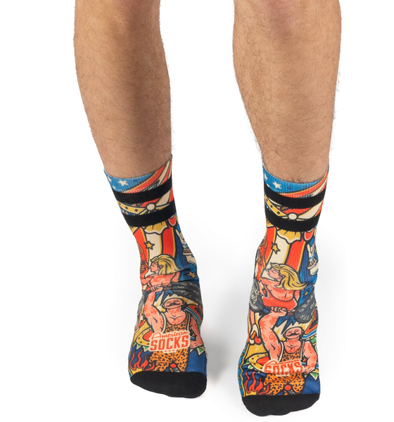 AMERICAN SOCKS Circus - Mid High på
