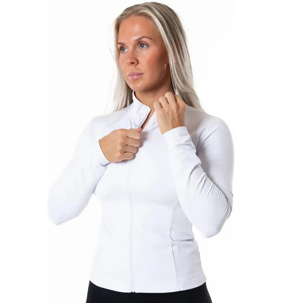 RELODE Clean Zip Longsleeve - Vit på